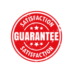 Satisfaction-guaranteed-sign-isolated-on-transparent-background-PNG